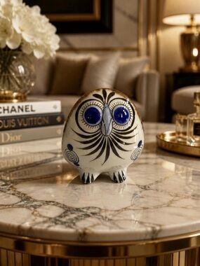 Owl Porcelain Figurine Mexican Art Pottery Marked Palomar 
 Scorpion Mexico 70s